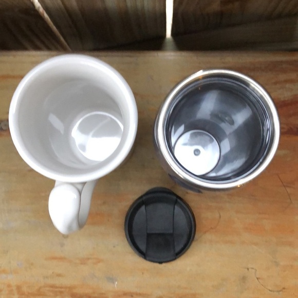 2 Pieces University of AL in Huntsville Mug & Chargers Silver Glitter Tumbler - Picture 5 of 9